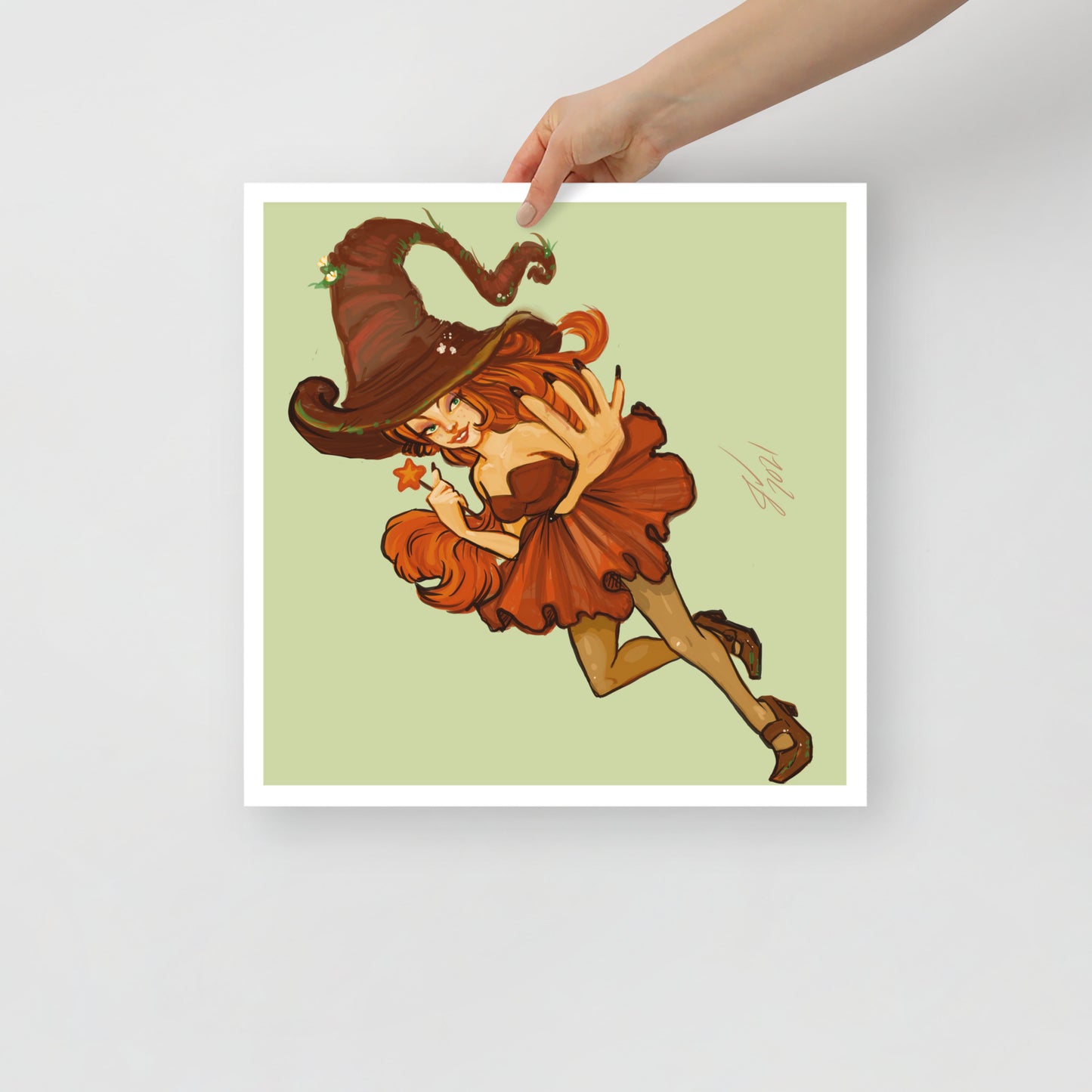 Vintage Witch Med/Lg Poster