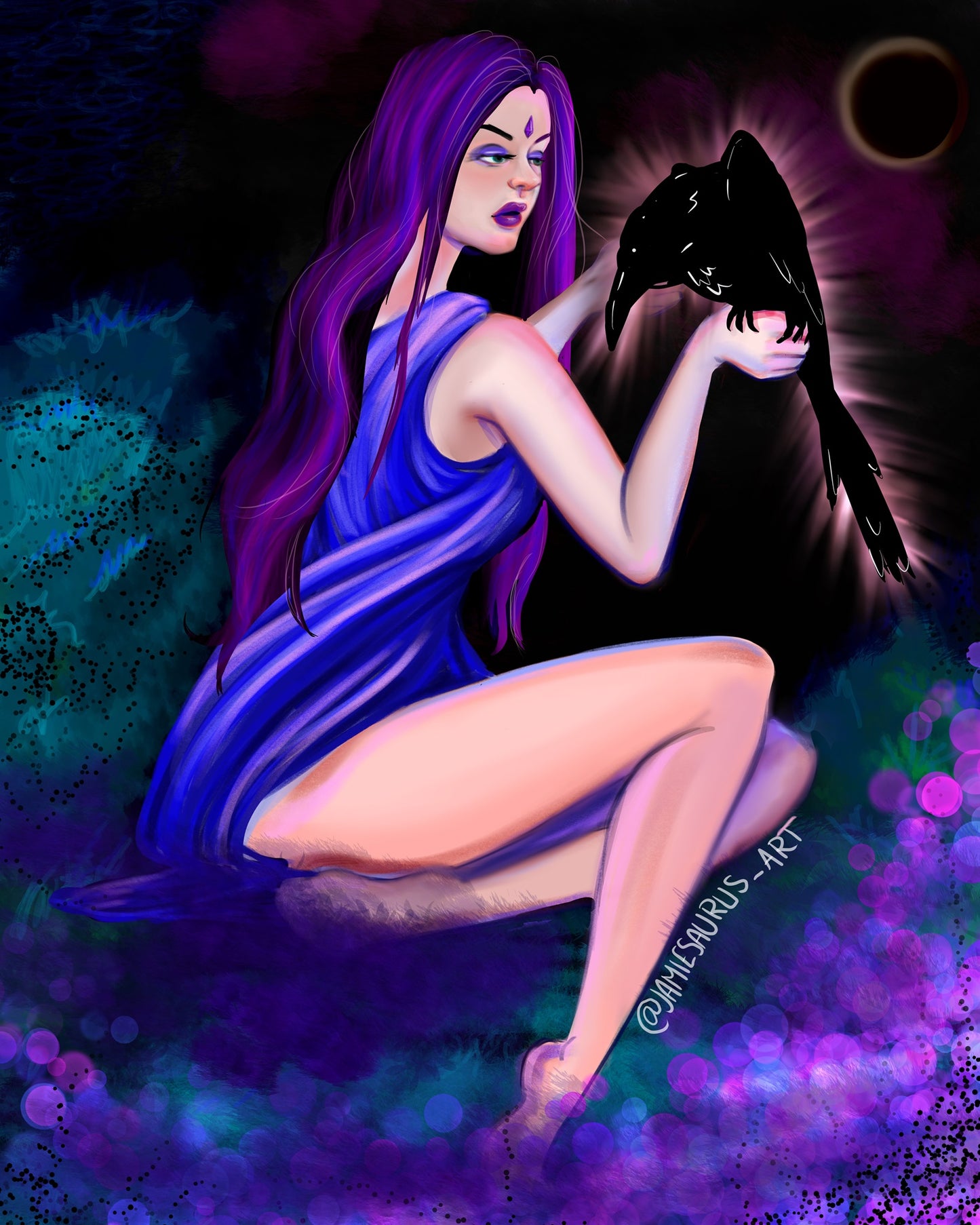 Bewitched by the Raven Poster Sm/Med/Lg