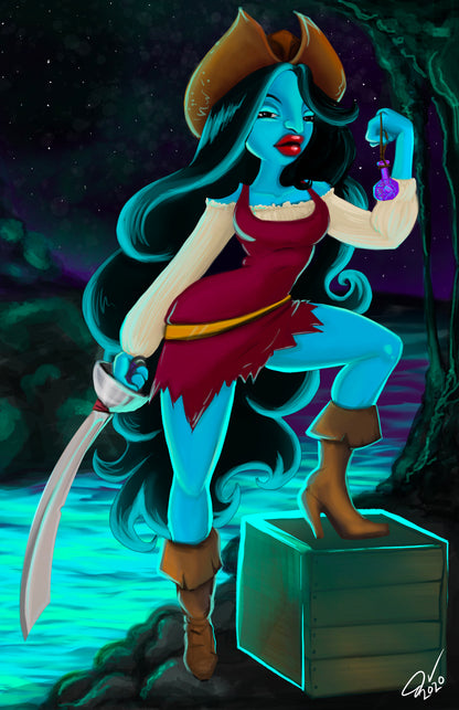 Oona Pirate Queen LG Poster