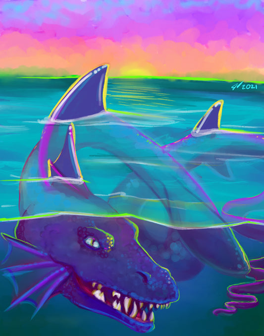 Sea Serpent Sm/Med/Lg Poster