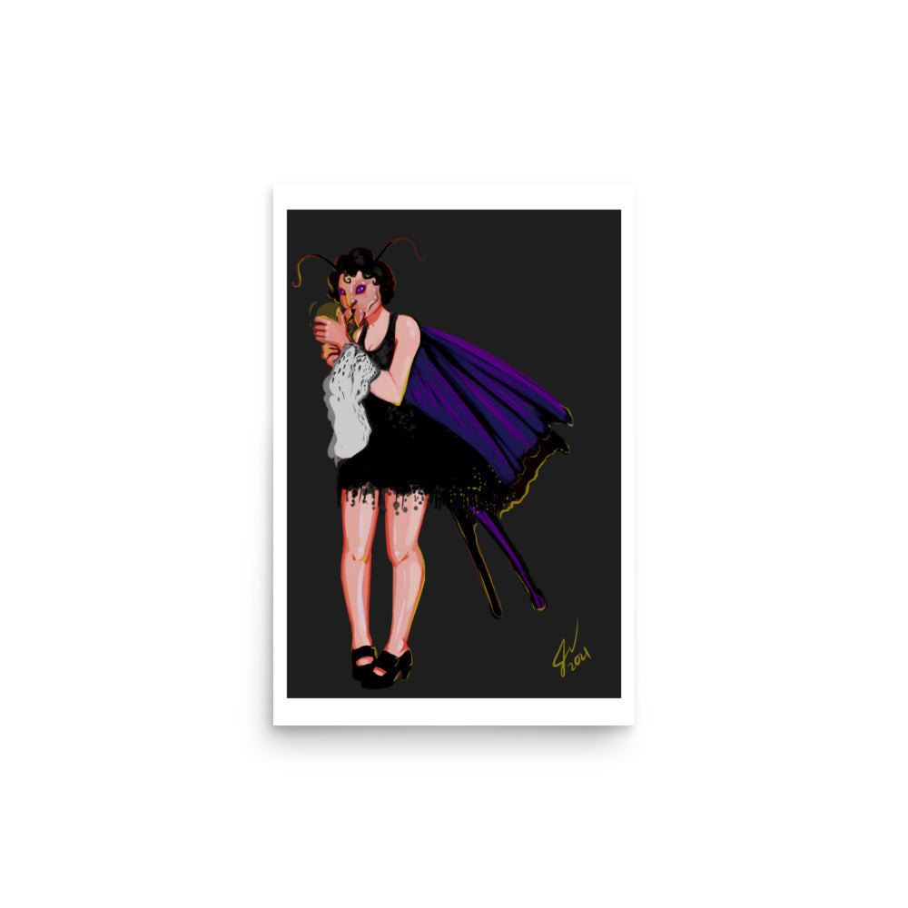 Butterfly Lady of the Night LG Poster