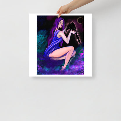 Bewitched by the Raven Poster Sm/Med/Lg