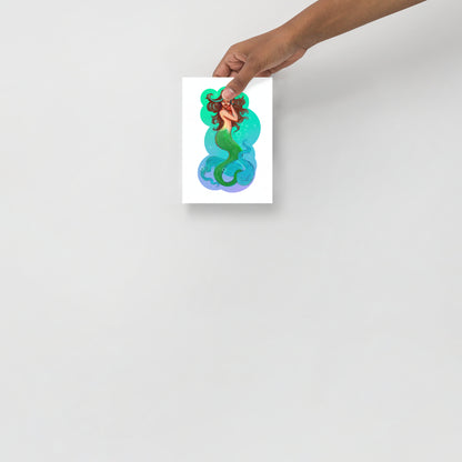 JellyTail Mermaid Sm/ Med/ Large Poster