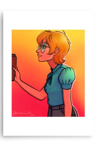 The Librarian Mini Poster