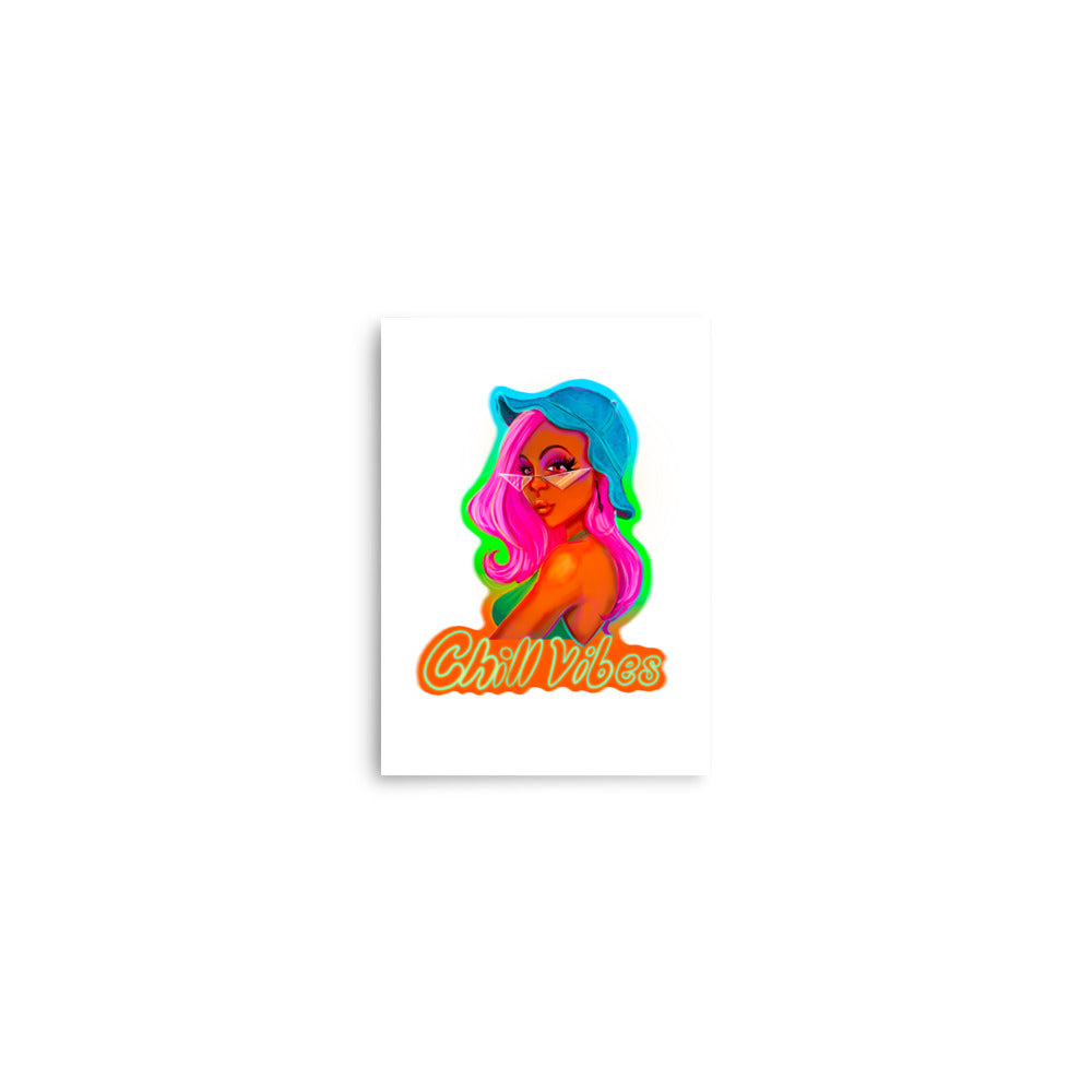 Chill Vibes Mini Poster