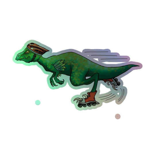 Holographic RaptorBlader Sk8ParkDino